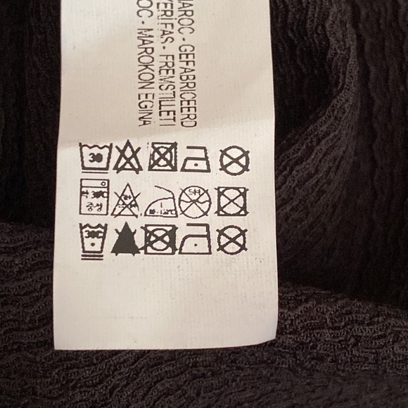 NWT. Zara Black Combination Lace Maxi Dress. Size S. - Picture 11 of 11